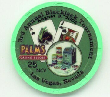 Palms Hotel Poker Tournament 2005 $25 Casino Poker Chip