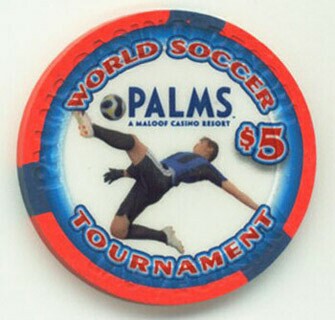Palms World Cup Soccer Tournament 2010 $5 Casino Chip