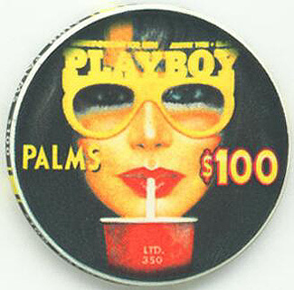 Palms Hotel Playboy Magazine August 1982 Vicki McCarty $100 Casino Chip