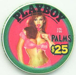 Palms Hotel Playboy Magazine June 2000 Jodi Ann Paterson $25 Casino Chip