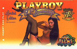 Palms Casino Playboy 50th Anniversary Slot Club Card
