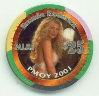 Palms Hotel Playboy Brande Roderick $25 Casino Chip