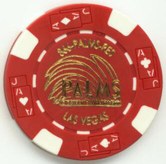 Las Vegas Palms Hotel Celebrity Poker Showdown Red Casino Chip