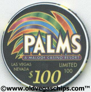 Las Vegas Palms Hotel Sugar Ray 2002 $100 Casino Chip