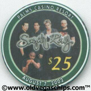 Las Vegas Palms Hotel Sugar Ray 2002 $25 Casino Chip