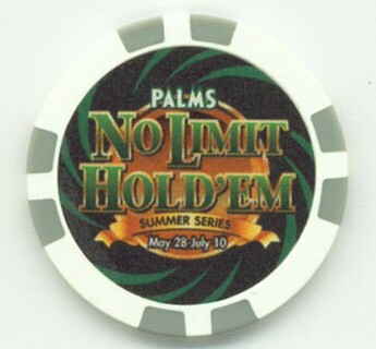 Palms Hotel Texas Hold'em Gray Poker Chip