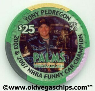 Palms Hotel Tony Pedregon 2008 $25 Casino Chip