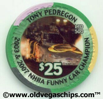 Palms Hotel Tony Pedregon 2008 $25 Casino Chip