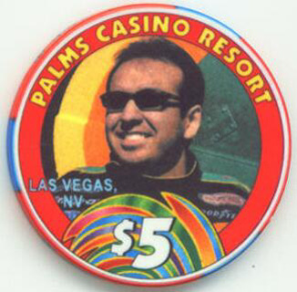 Palms Hotel Tony Pedregon Funny Car Champ $5 Casino Chip