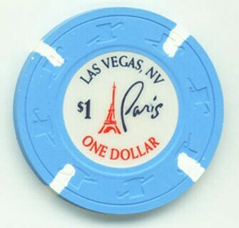 Paris Las Vegas 2008 $1 Casino Chip
