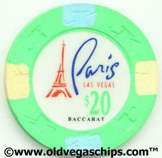 Paris $20 Baccarat Casino Chip