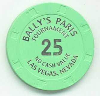 Paris Las Vegas Poker Room NCV $25 Casino Chip