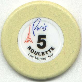 Paris Las Vegas First Issue Roulette Casino Chip