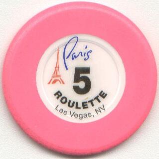Paris Las Vegas First Issue Roulette Casino Chip
