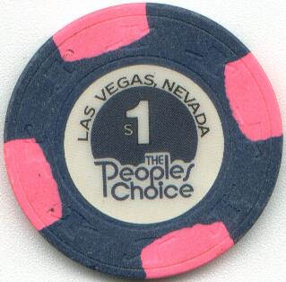 Las Vegas People's Choice Casino $1 Casino Chip
