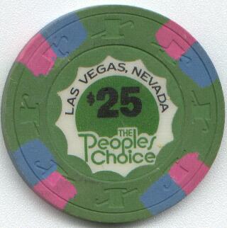 Las Vegas People's Choice Casino $25 Casino Chip