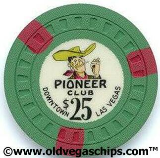 Las Vegas Pioneer Club $25 Casino Chip