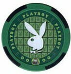 Playboy Bunny Green Casino Chip
