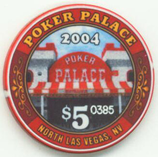 Poker Palace Bunny's Bar 30th Anniversary $5 Casino Chip