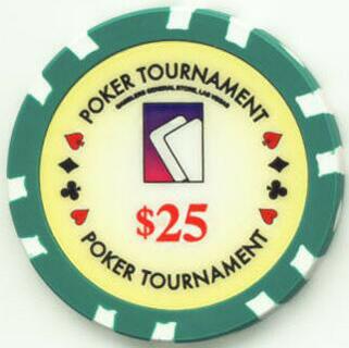 Poker Tournament $25 Poker Chip