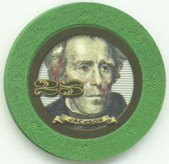 Andrew Jackson Casino Chip 