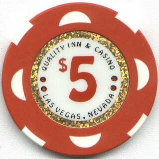 Las Vegas Quality Inn $5 Casino Chip