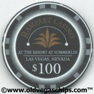 Las Vegas Rampart Casino $100 Casino Chip
