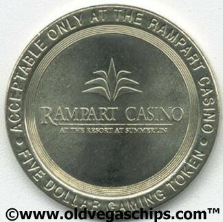 Rampart Casino $5 Slot Token