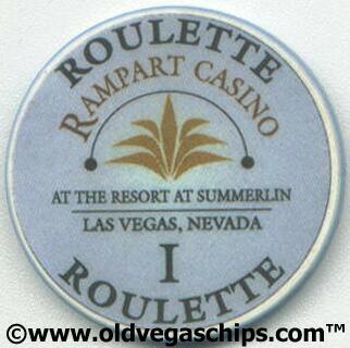 Rampart Casino Gray Roulette Chip