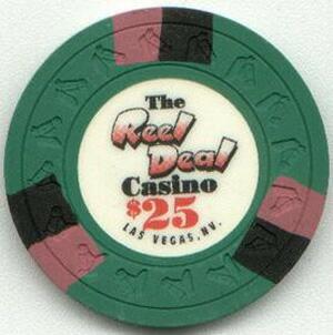 Las Vegas Reel Deal Casino $25 Casino Chip