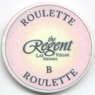 Las Vegas Regent Casino Pink Roulette Casino Chip
