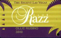 Regent Casino Slot Club Card
