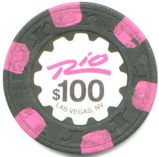 Las Vegas Rio Hotel $100 Casino Chip
