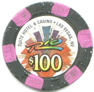 Las Vegas Rio Hotel $100 Casino Chip