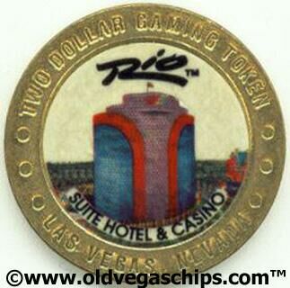 Las Vegas Rio Hotel $2 Slot Token