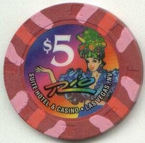 Las Vegas Rio Hotel $5 Casino Chip