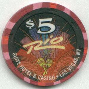 Las Vegas Rio Hotel Rio Rita $5 Casino Chip