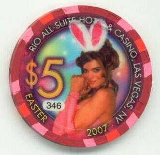 Rio Hotel Easter 2007 $5 Casino Chip