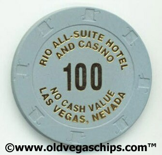 Las Vegas Rio Poker Tournament $100 Casino Chip