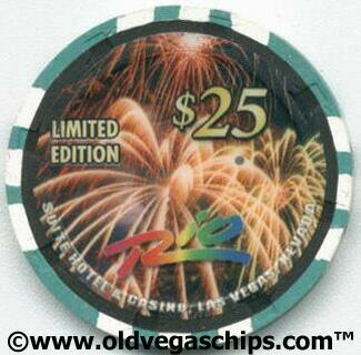 Rio Happy New Year 2003 $25 Casino Chip