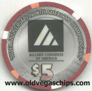 Riviera BCA Tournament 2001 $5 Poker Chip