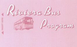 Riviera Casino Bus Program Purple Slot Club Card
