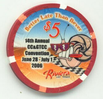 Riviera Chip Collector Convention 2006 $5 Casino Chip