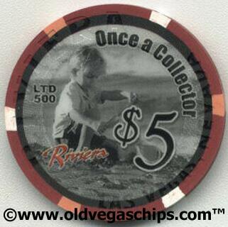 Riviera Once a Collector - Always a Collector $5 Casino Chip