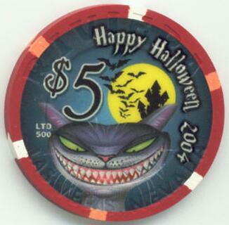 Riviera Halloween 2004 $5 Casino Chip 