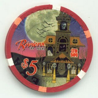 Riviera Halloween 2006 $5 Casino Chip 