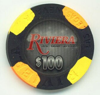 Riviera Hotel 2008 $100 Casino Chip