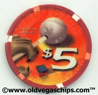 Las Vegas Riviera VNEA Billiard Tournament 2006 $5 Casino Chip