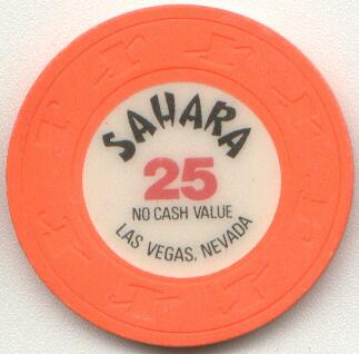 Sahara Hotel NCV $25 Casino Chip