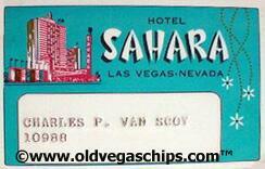 Sahara Casino Slot Club Card